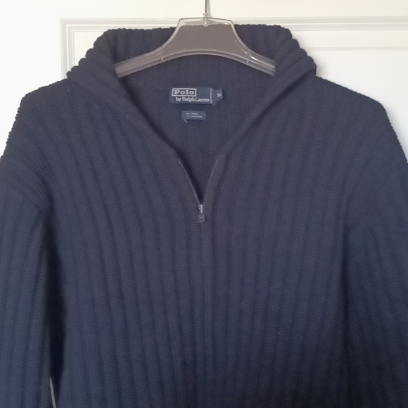 WOOL & CASHMERE Polo Ralph Lauren cardigan size XL with 2 pockets - Picture 1 of 16